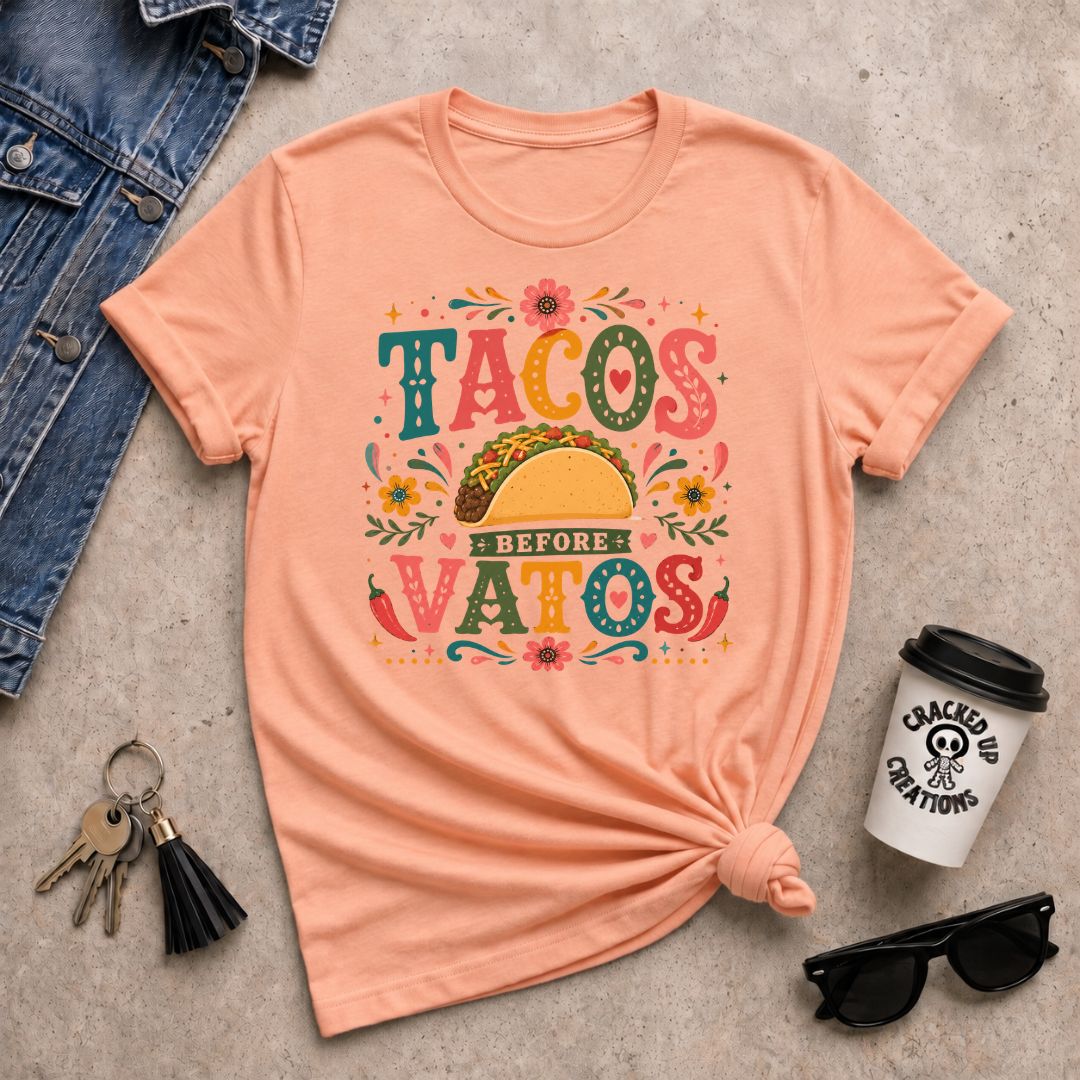 Tacos Before Vatos Tee