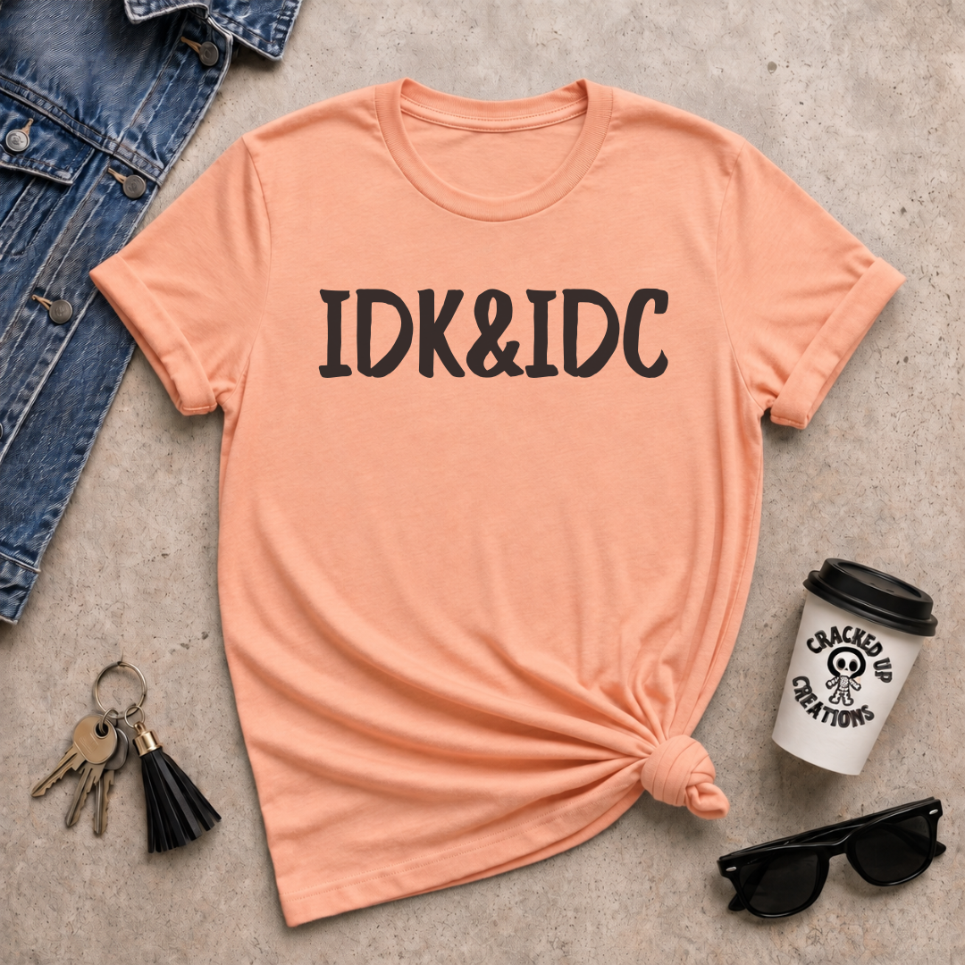 IDK & IDC I Dark Print