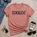 IDK & IDC I Dark Print
