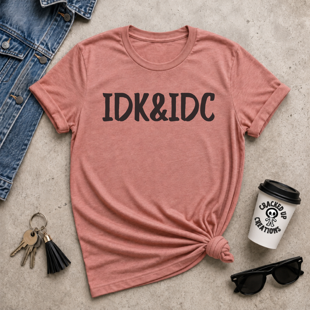 IDK & IDC I Dark Print