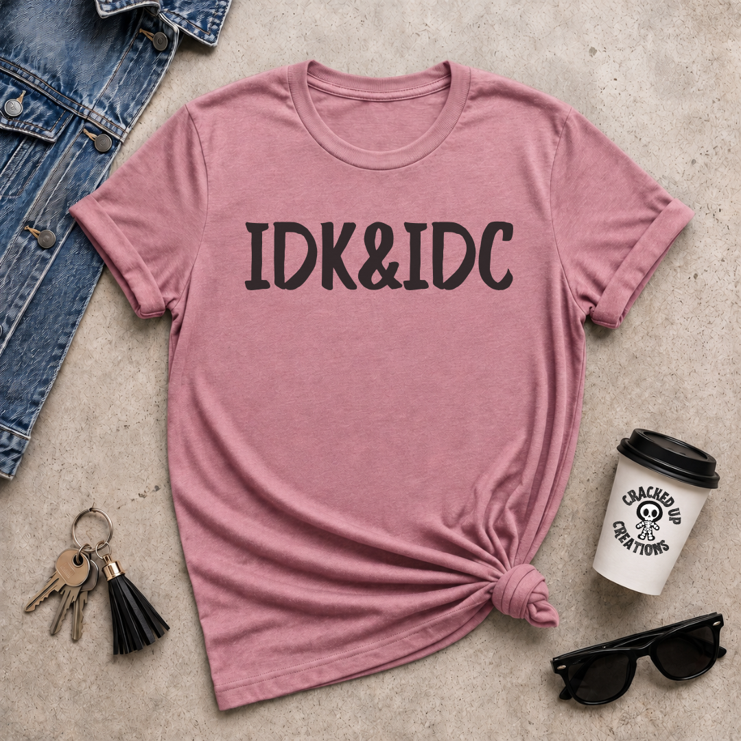 IDK & IDC I Dark Print