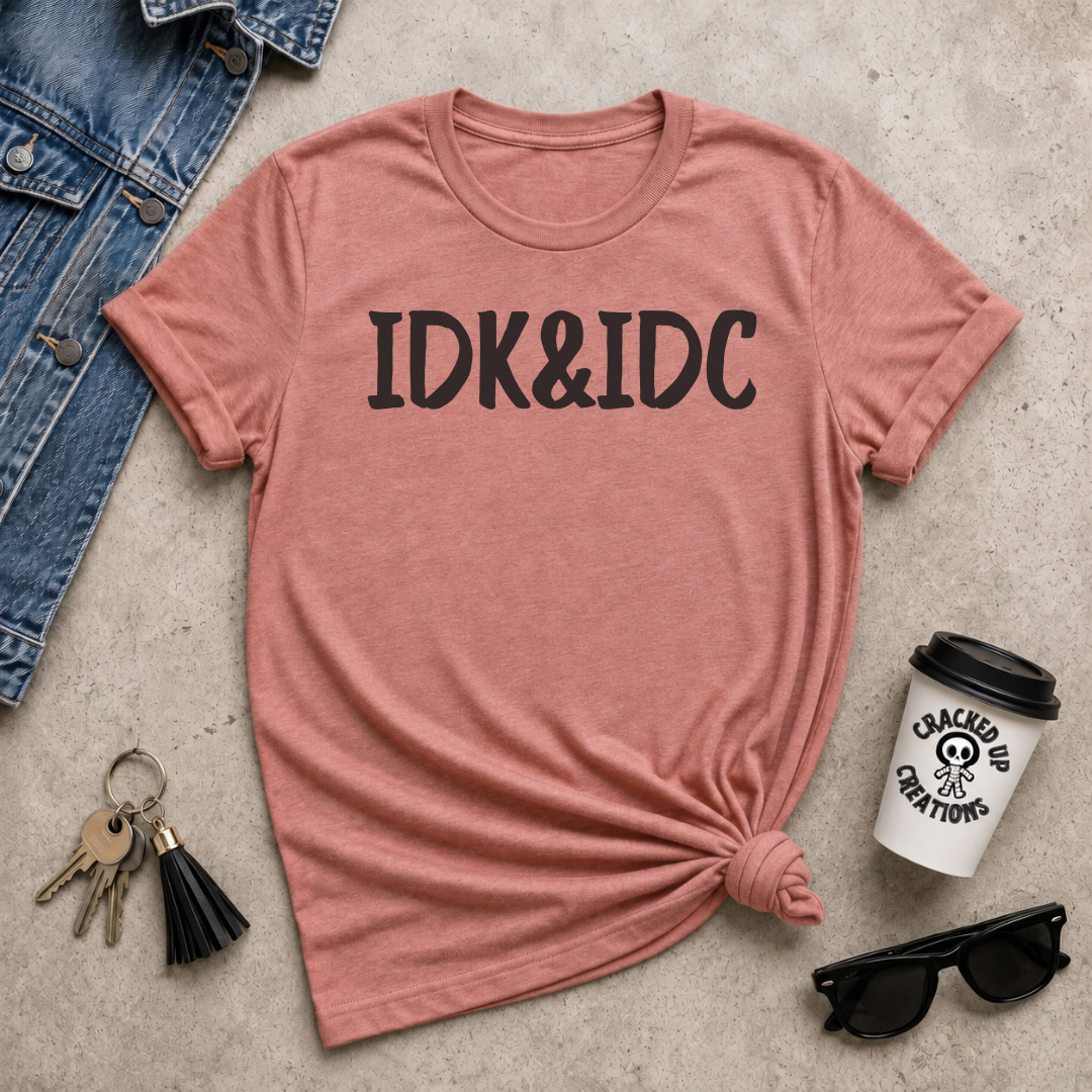 IDK & IDC I Dark Print