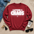 Caffeine & Chaos Crewneck Sweatshirt